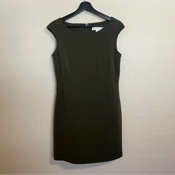 Tyler Gillis Olive Green Sleeveless Dress - Picture 2 of 9